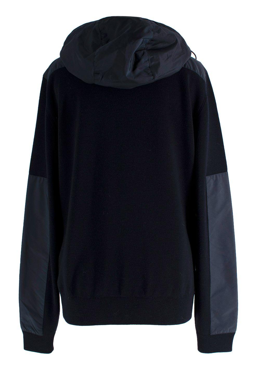 Prada Navy Nylon and Wool Windbreaker