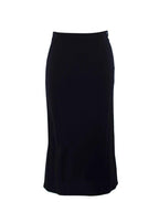 Balmain Navy Blue Midi Skirt