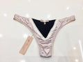 Blumarine Lilac Silk Thong