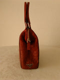 Prada  Red Ostrich  leather Handbag