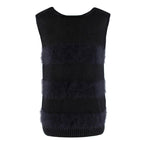 Balenciaga Black Angora Blend Knit Vest