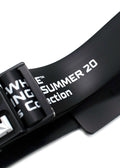 Off-White Black Rubber Logo Buckle Belt