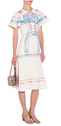 Temperley London Cream Embroidered Juniper Dress