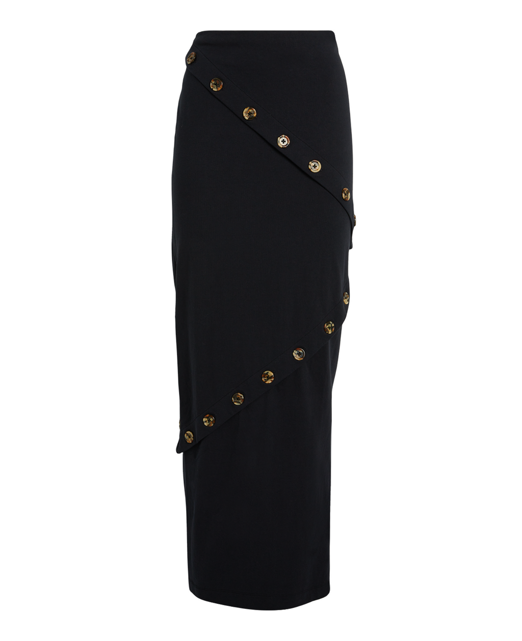 A.W.A.K.E. Mode Buttoned Pencil Skirt