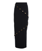 A.W.A.K.E. Mode Buttoned Pencil Skirt