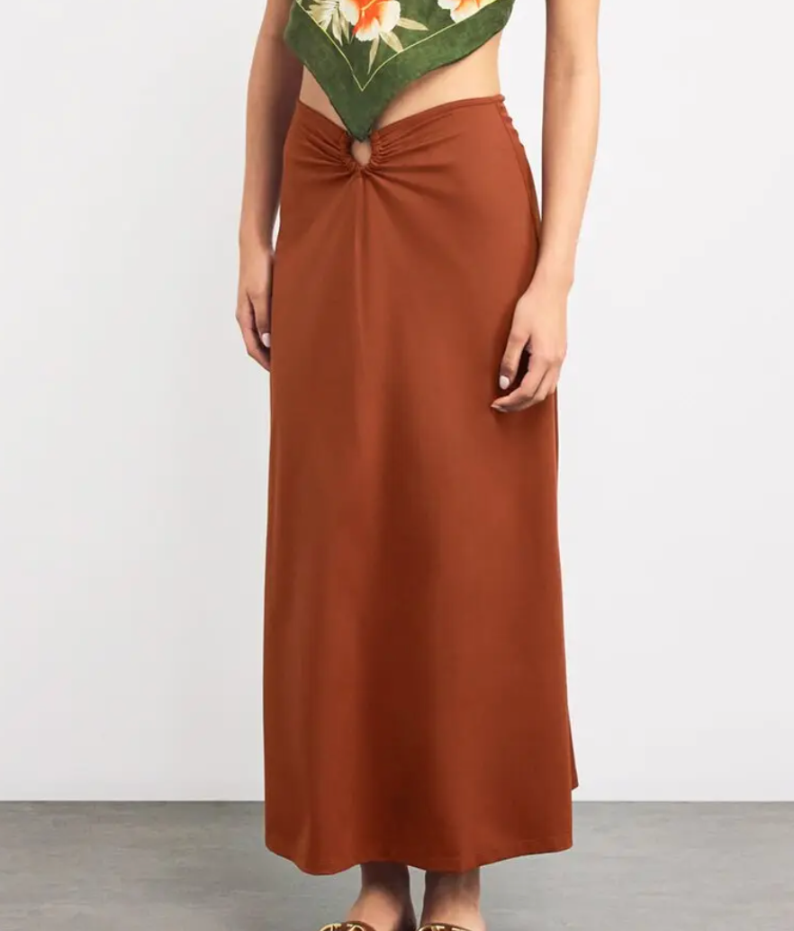 Johanna Ortiz  Breath Of Life Midi Skirt