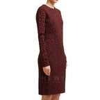 Givenchy Leopard print-jacquard midi dress