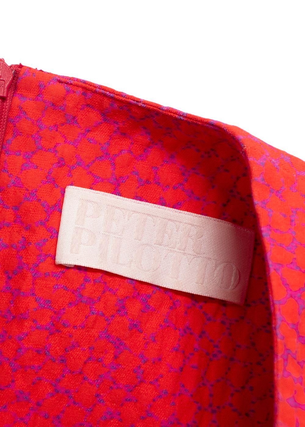 Peter Pilotto Textured Jacquard Sleeveless Mini Dress