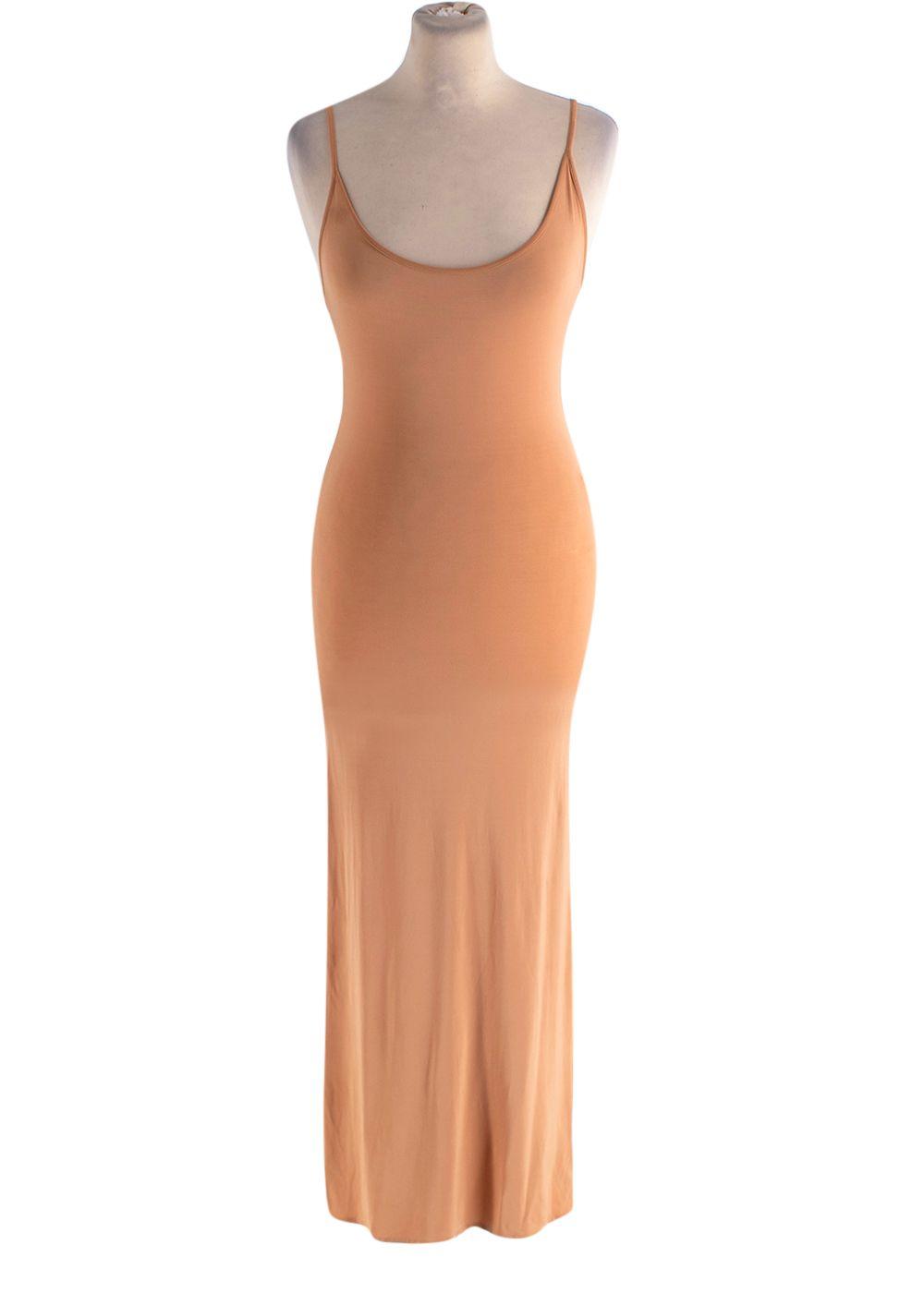 Loewe Yellow Wool Roll Neck Sheer Dress