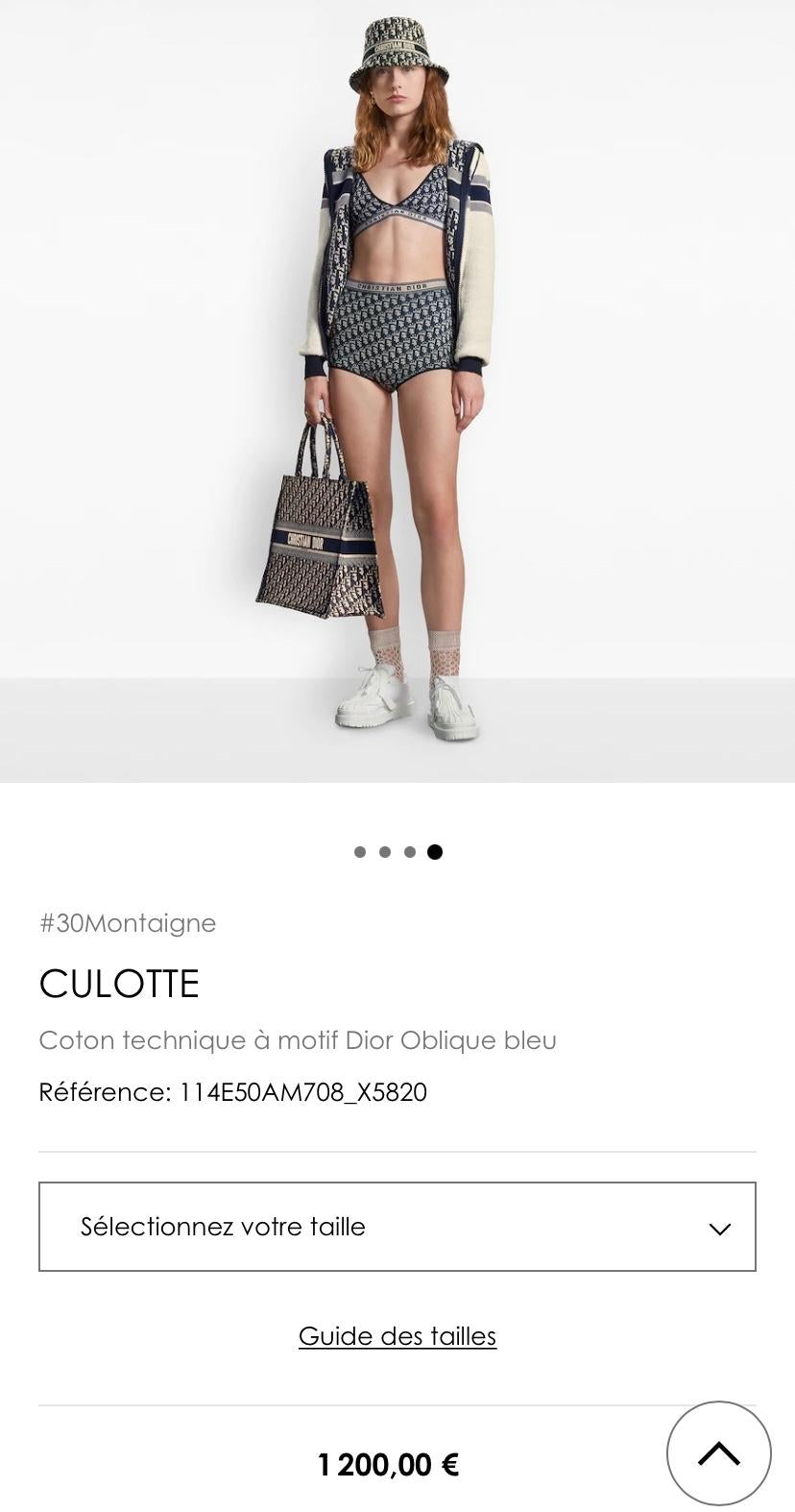Dior Oblique Technical Cotton Shorts
