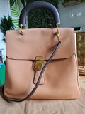 Burberry Caramel Large DK88 Top Handle Bag