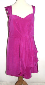Temperley pink silk dress