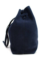 Mansur Gavriel Navy Suede Bucket Bag