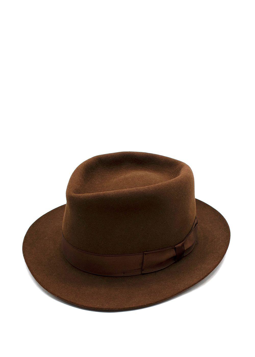 Motsch Paris Brown Trilby Hat