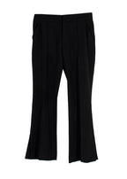 La Mania Black Kick Flare Trousers