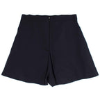 Dior Navy High Waisted Shorts with Pleated Detail