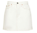 Wardrobe NYC White Denim Mini Skirt