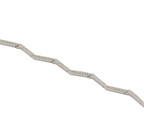Bespoke White Gold Diamond Line Bracelet