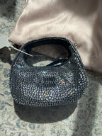 Miu Miu Crystal Embellished Raso Starlight Mini Hobo Bag