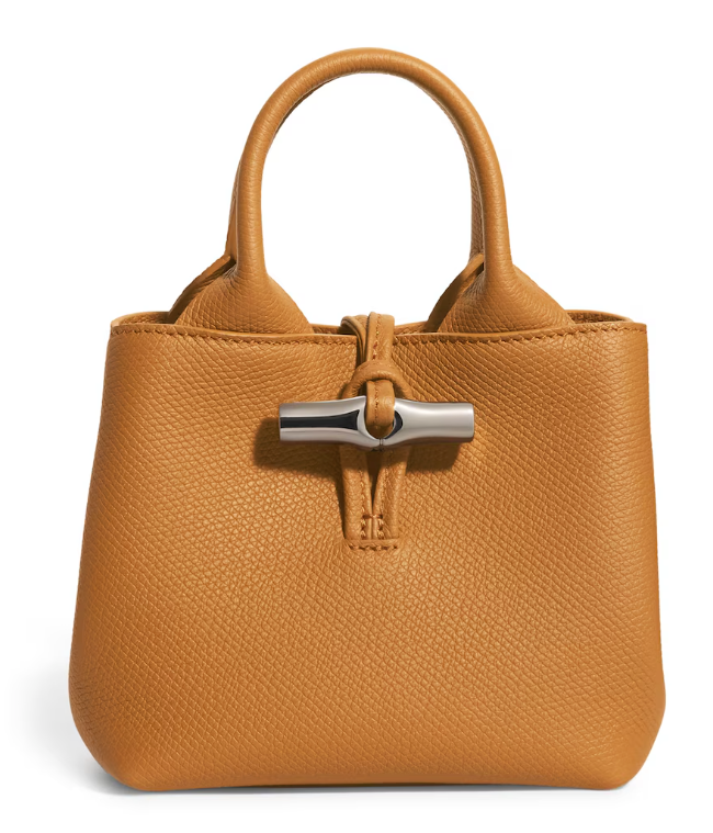 Longchamp Extra Small Leather Le Roseau Top-Handle Bag