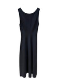 Alaia Black Textured Maxi Dress