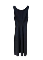 Alaia Black Textured Maxi Dress