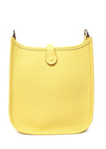 Hermes Mini Evelyn Limoncello with Palladium Hardware