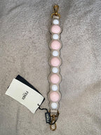 Pastel leather bag strap