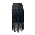 Stella McCartney Black Wool & Silk Skirt