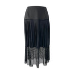 Stella McCartney Black Wool & Silk Skirt