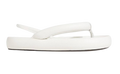 Isabel Marant White Leather “Orene” Platform Sandals