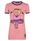 Dolce & Gabbana Pink Pig Ballerina T-shirt