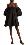 Khaite Black Katerina Mini Dress