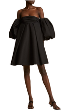 Khaite Black Katerina Mini Dress