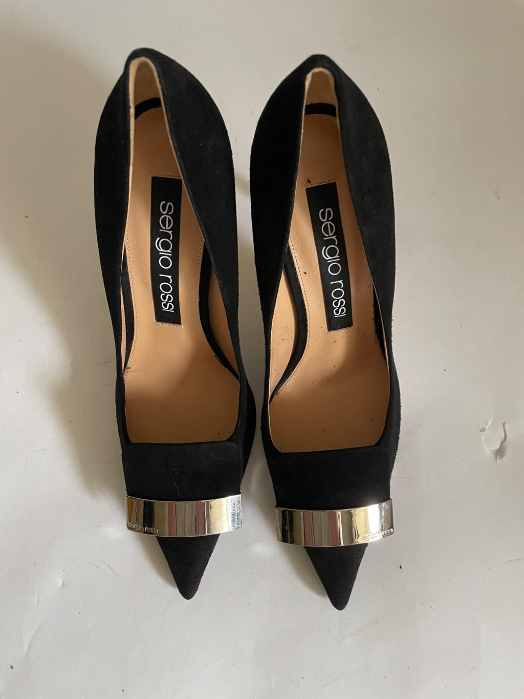 Black Suede 1sr Pumps