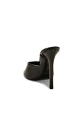 Saint Laurent Black Peep Toe Heels