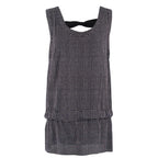 Marni Black Polkadot Tie Back Tunic