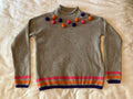 Il Gufo Kid's Grey Pom Pom Embellished Turtleneck Jumper