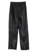 Nanushka Black Vegan Leather Trousers