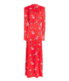 Magda Butrym Floral-Print Silk Maxi Dress