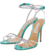 Crystal Embellished Dance Plexi Sandals