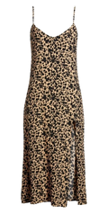 Reformation Animal Print Crimini Dress