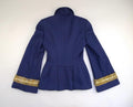 Alexander McQueen Blue Military Double Breasted Jacket