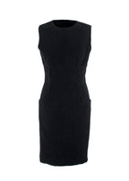 Valentino Black Boucle Midi Dress