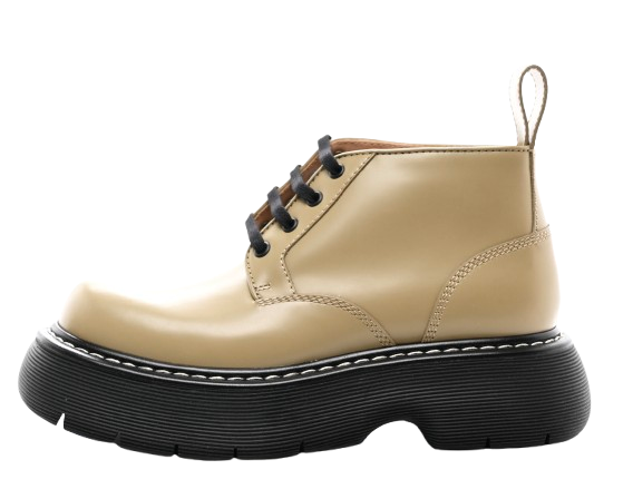 Leather Lace Up Combat Boots