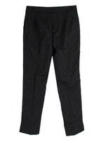 Black Jacquard Trousers