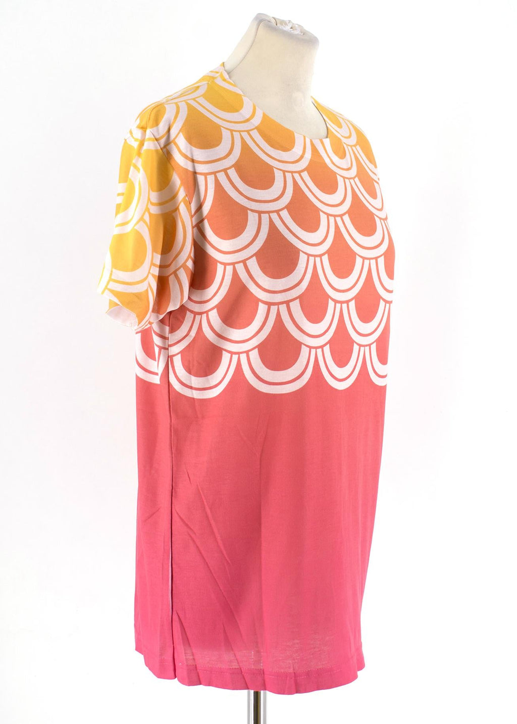Katie Eary Orange Ombre Oversized T Shirt