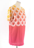 Katie Eary Orange Ombre Oversized T Shirt