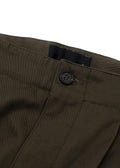 Nili Lotan Khaki Wide Leg Cargo Trousers