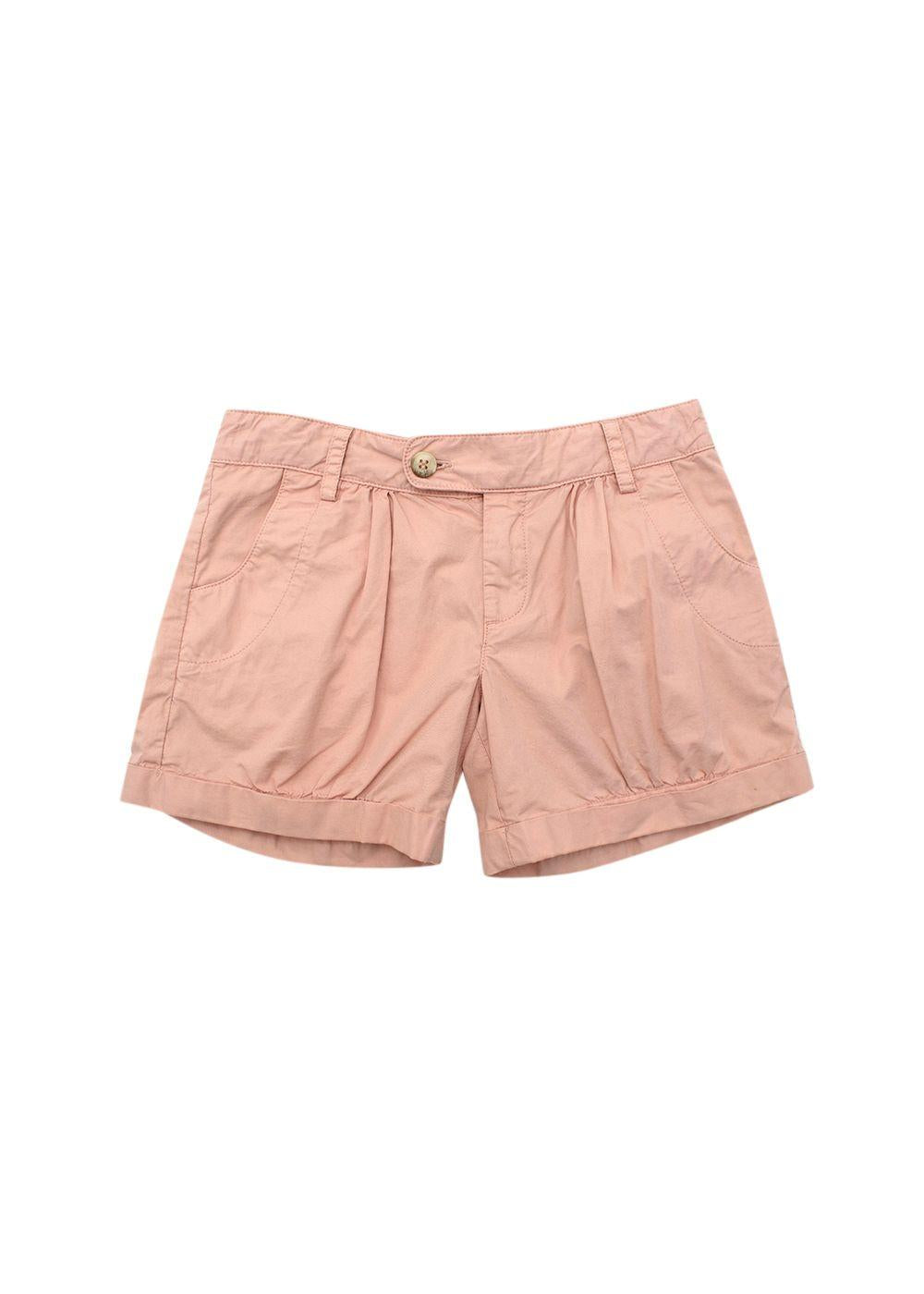 Pink Cotton Shorts